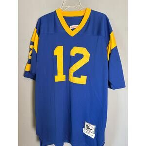 Mitchell & Ness Joe Namath #12 Los Angeles Rams Jersey Men’s Size 52 NFL